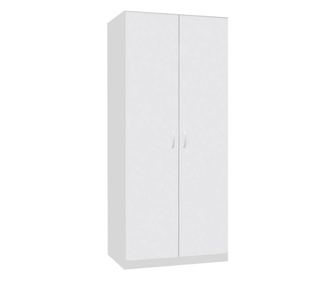 Dulap 2 usi, Et2, 200x90x50 cm, PAL 18mm, Alb Lara Modul, 2021, PAL, 90x50x200 cm, Alb Mat