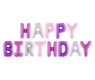 Balon party Happy Birthday mix 340x35cm