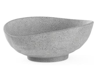 RAKI GRANITE Bol salata melamina 24x20xh8,8cm 1100ml gri