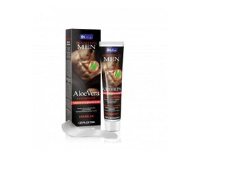 Crema depilatoare, Inelia,  Aloe Vera, pentru barbati, 125ml