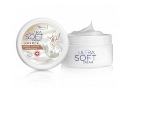 Crema pentru fata si corp, Inelia, Ultra Soft, Regeneratoare, cu lapte de capra, 200ml