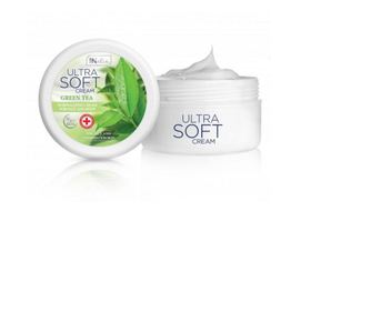 Crema pentru fata si corp, Inelia, Ultra Soft, Energizare, Ceai Verde, 200ml