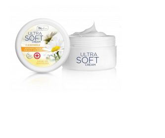 Crema pentru fata si corp, Inelia, Ultra Soft, Efect calmant, extract de Musetel, 200ml