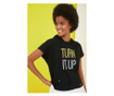 Tricou dama Trendyol, Turn It Up, negru