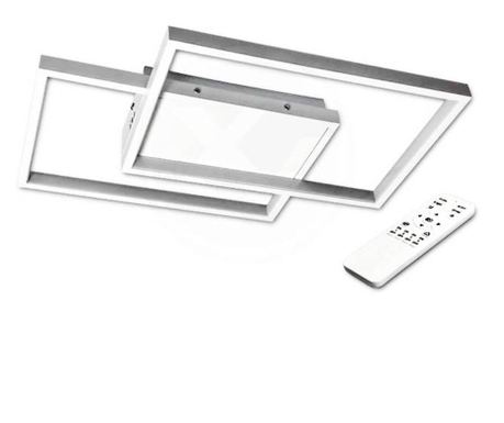 LED таванна лампа Polaris с дистанционно управление, бяла 42 см 45W