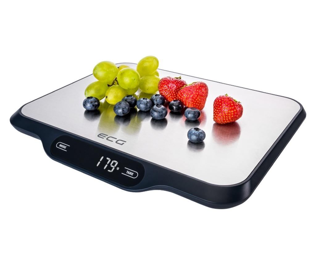 Cantar de bucatarie ECG KV 215 S, 15 Kg, functie TARA, precizie 1 g, Touch control - 3