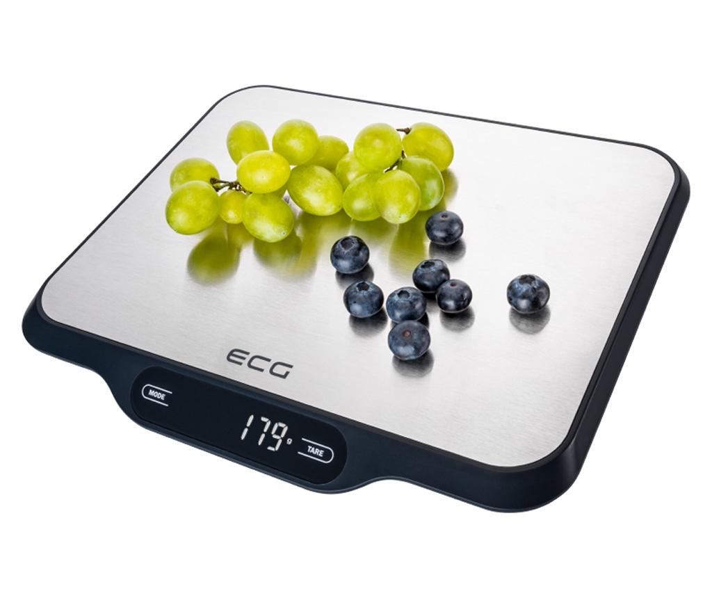 Cantar de bucatarie ECG KV 215 S, 15 Kg, functie TARA, precizie 1 g, Touch control - 4