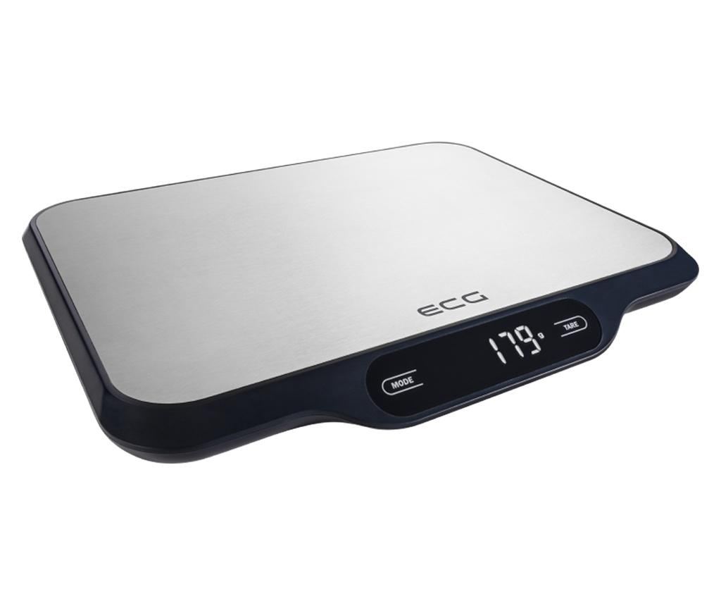 Cantar de bucatarie ECG KV 215 S, 15 Kg, functie TARA, precizie 1 g, Touch control - 5