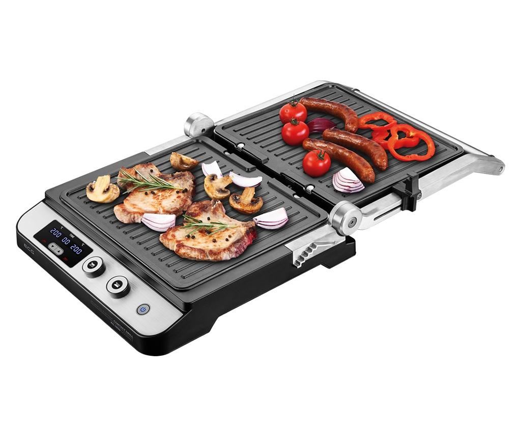 Grill ECG KG 1000 Gourmet Contact, 2000 W, 2 termostate independente - 2