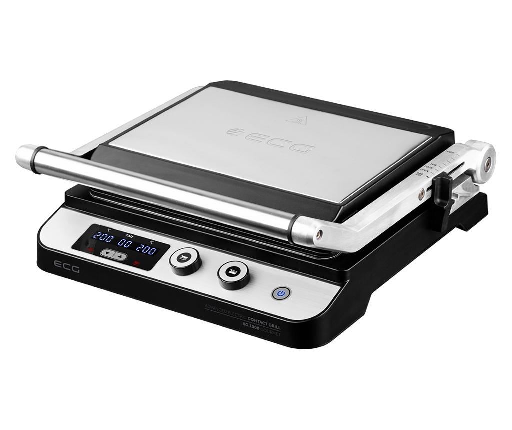Grill ECG KG 1000 Gourmet Contact, 2000 W, 2 termostate independente - 4