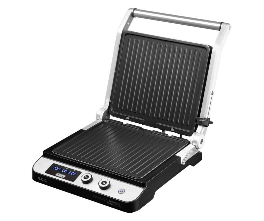 Grill ECG KG 1000 Gourmet Contact, 2000 W, 2 termostate independente - 6