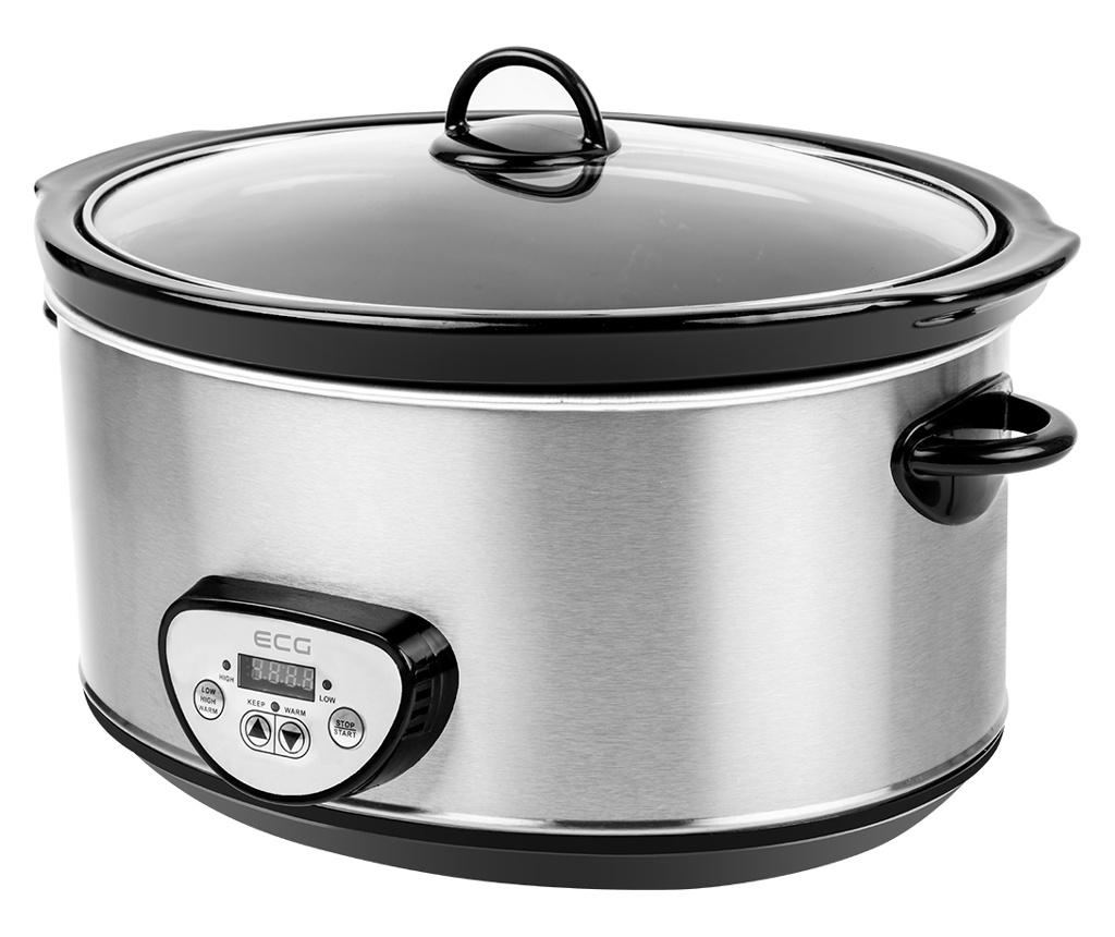 Oala electrica Slow cooker ECG PH 6520, 320 W, 6.5 L, timer digital - 2