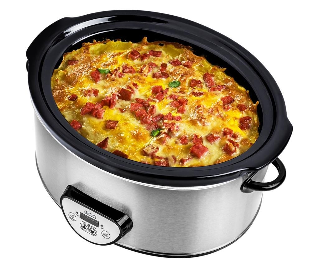 Oala electrica Slow cooker ECG PH 6520, 320 W, 6.5 L, timer digital - 3