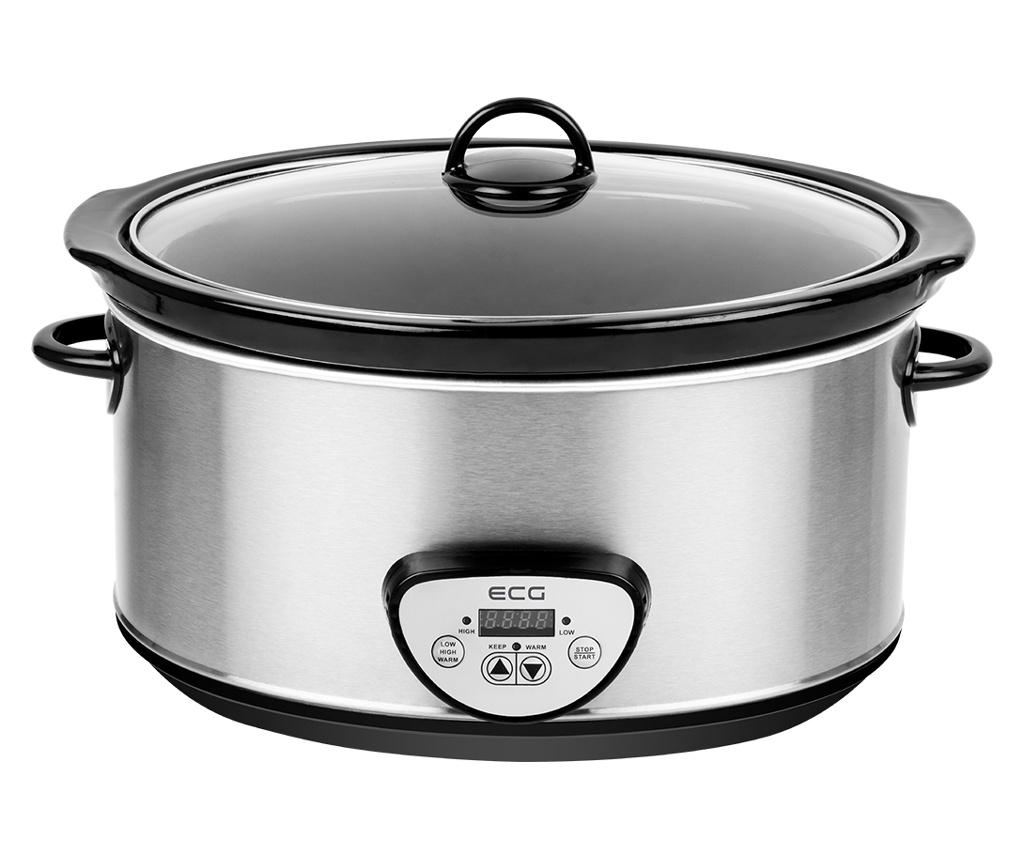 Oala electrica Slow cooker ECG PH 6520, 320 W, 6.5 L, timer digital - 4