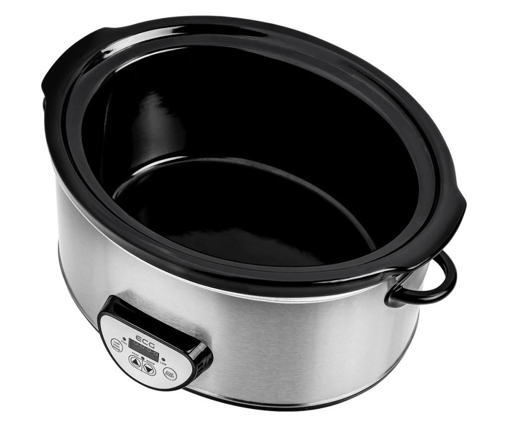 Oala electrica Slow cooker ECG PH 6520, 320 W, 6.5 L, timer digital - 5