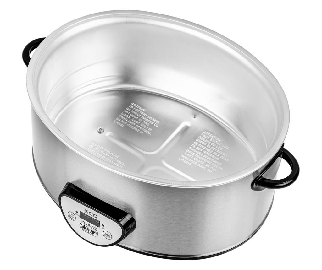 Oala electrica Slow cooker ECG PH 6520, 320 W, 6.5 L, timer digital - 6