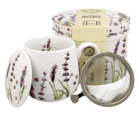 Чаша за чай с инфузер The Secret Garden Classic Lavender 430 ml