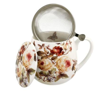 Чаша за чай с инфузер 5 o'clock Collection Zahra 430 ml