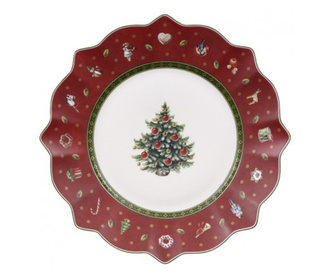 Farfurie aperitiv Toy delight salad plate red, cod 490485