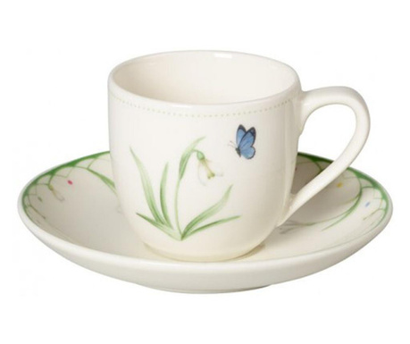 Ceasca espresso cu farfurie, Colourful Spring, Villeroy&Boch-386891/386907