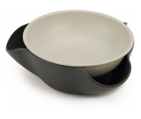 Bol servire 2 in 1 double dish Gri Joseph 002881 Joseph Joseph