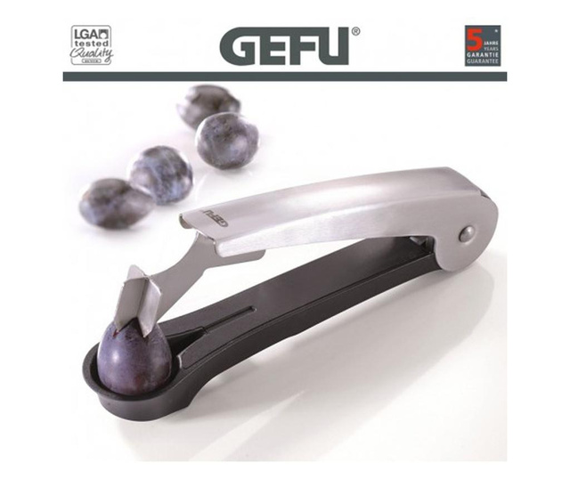 Gefu dropio szilvamag eltávolító eszköz, ezüst-fekete 191609