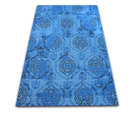 Vintage szőnyeg 22213/473 kék klasszikus 160x230 cm