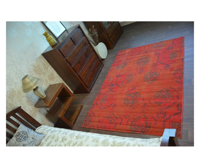 Vintage szőnyeg 22213/021 piros klasszikus 200x290 cm 200x290 cm