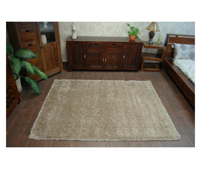 Preproga košata narin p901 temno bež 120x170 cm  120x170 cm