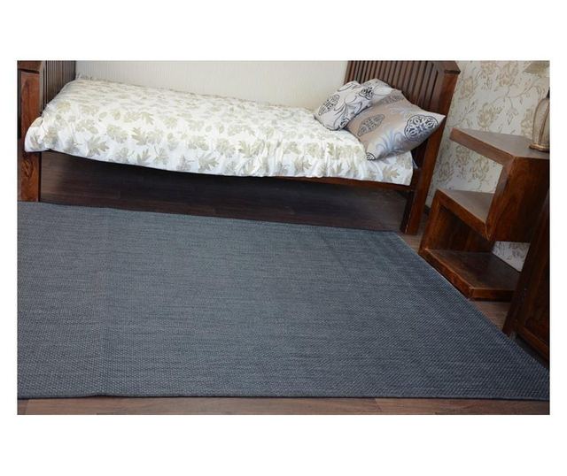 Covor sisal Flat 48663/090 negru  120x170 cm  120x170 cm