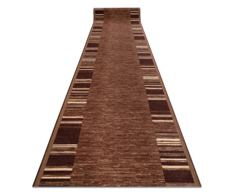 Csúszásgátló futó szőnyeg  ADAGIO barna 110x1400 cm