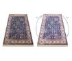 Covor Windsor 22993 ORNAMENT, VINTAGE, FRANJURI albastru inchis / fildeş 200x300 cm  200x300 cm