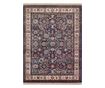 Covor Windsor 22991 ORNAMENT, CADRU, FRANJURI albastru inchis / fildeş 60x100 cm  60x100 cm