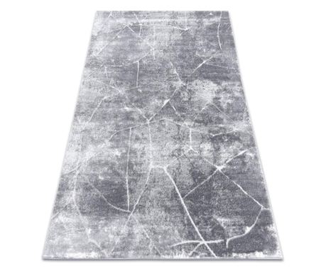 Moderní koberec MEFE 2783 Mramor - Strukturální, dvě vrstvy rouna, tmavo-šedý 240x330 cm  240x330 cm