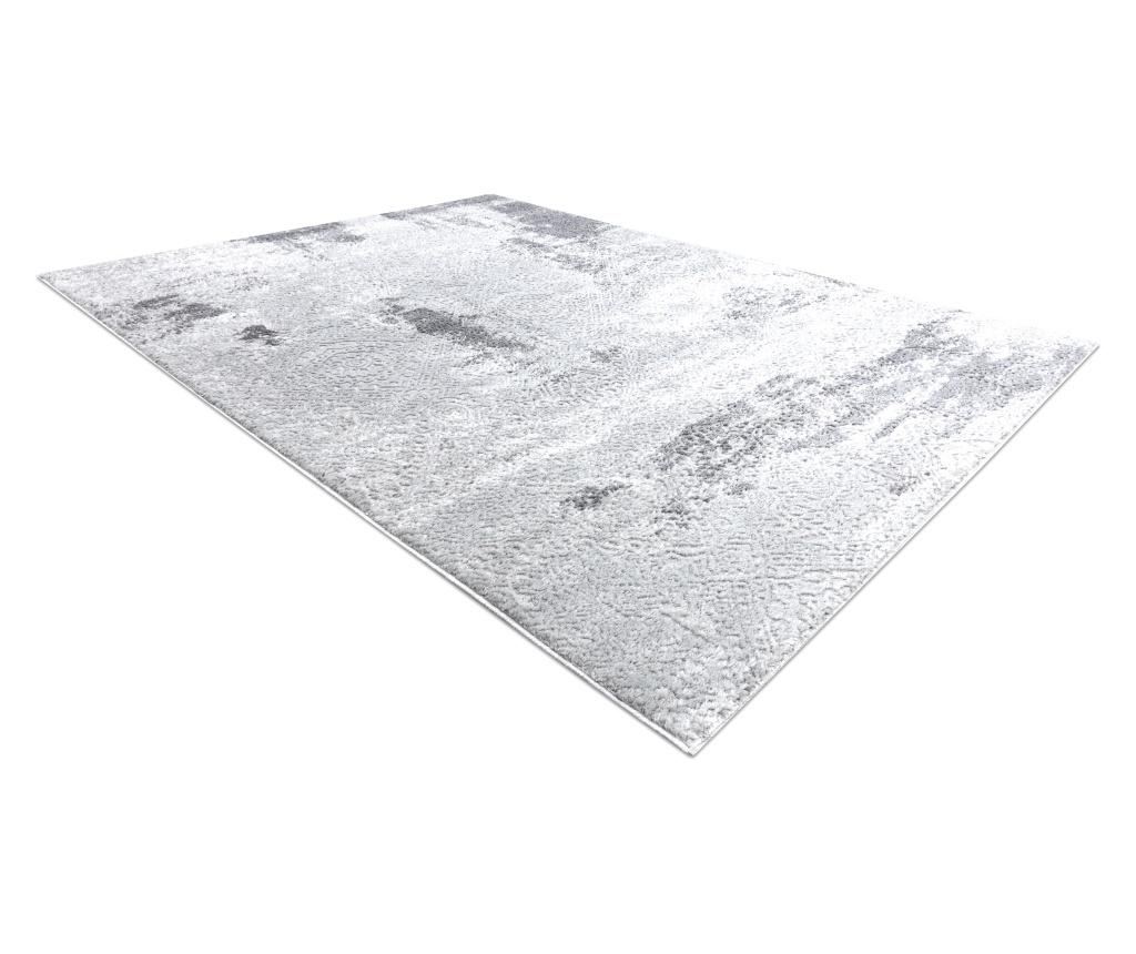 модерен MEFE килим 8731 Vintage - structural две нива на руно сив 280x370 cm  280x370 см - 4