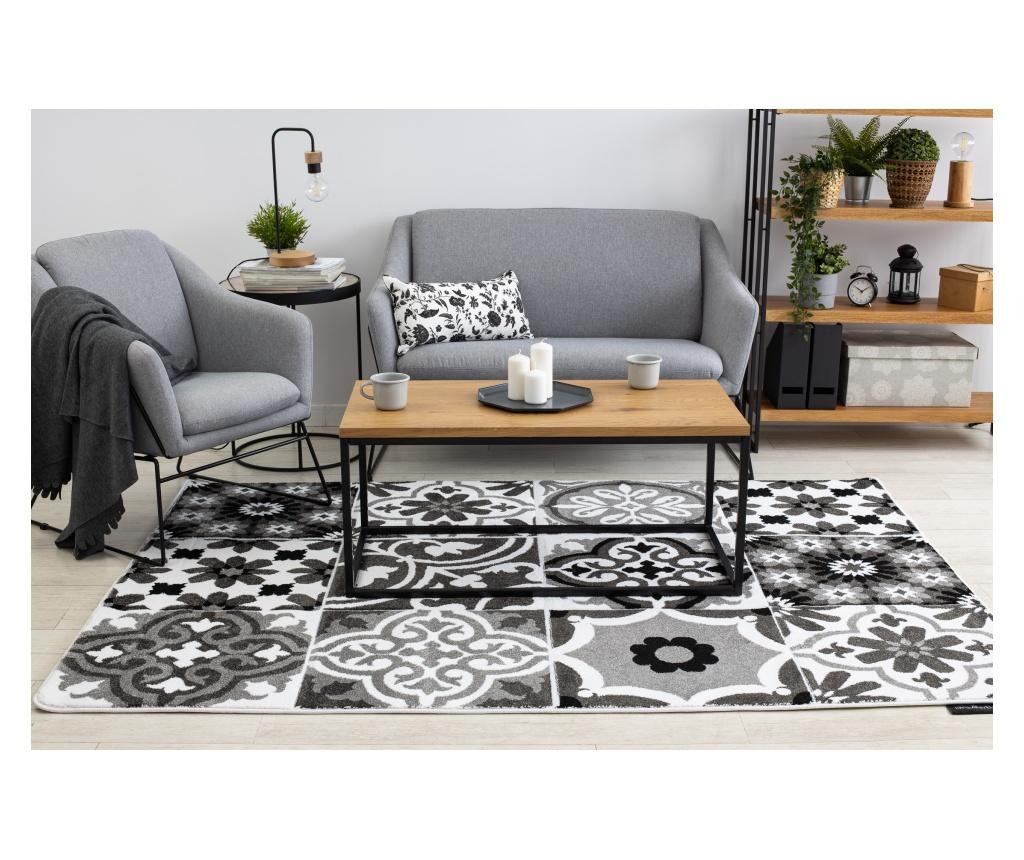 Килим ALTER Porto цветя сив 160x220 cm  160x220 см - 5