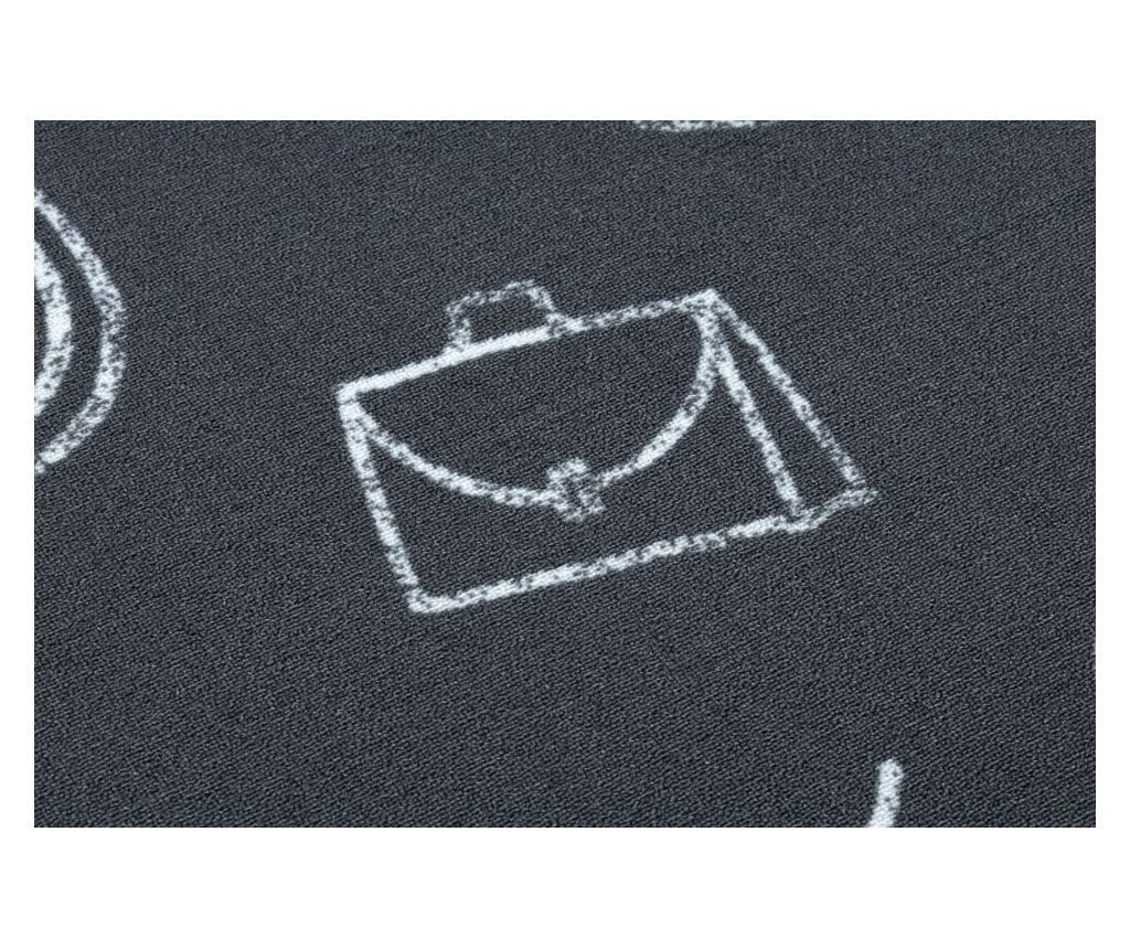 килим за деца SCHOOL училище сив 100x150 cm  100x150 см - 4