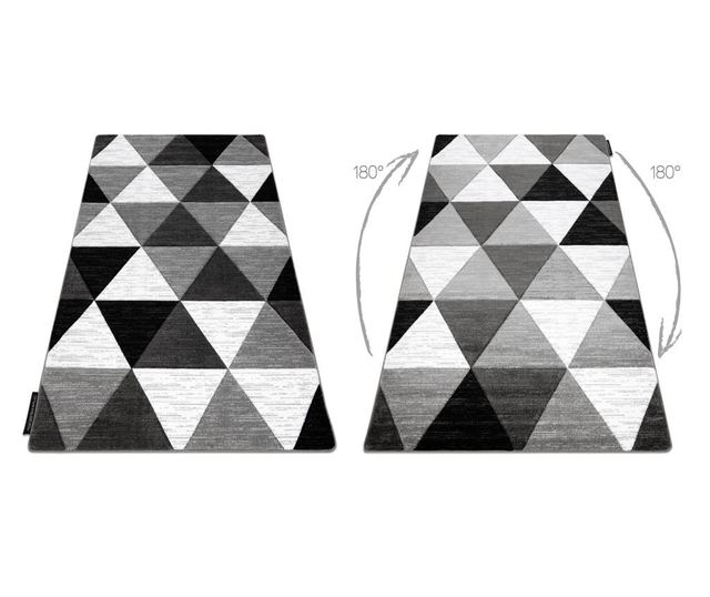 Килим ALTER Rino триъгълници сив 160x220 cm  160x220 см