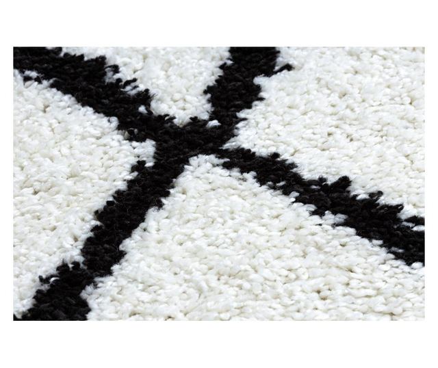 Χαλί, Χαλί δρομέας berber cross λευκό - για την κουζίνα, το διάδρομο και το χολ 80x200 cm  80x200 cm
