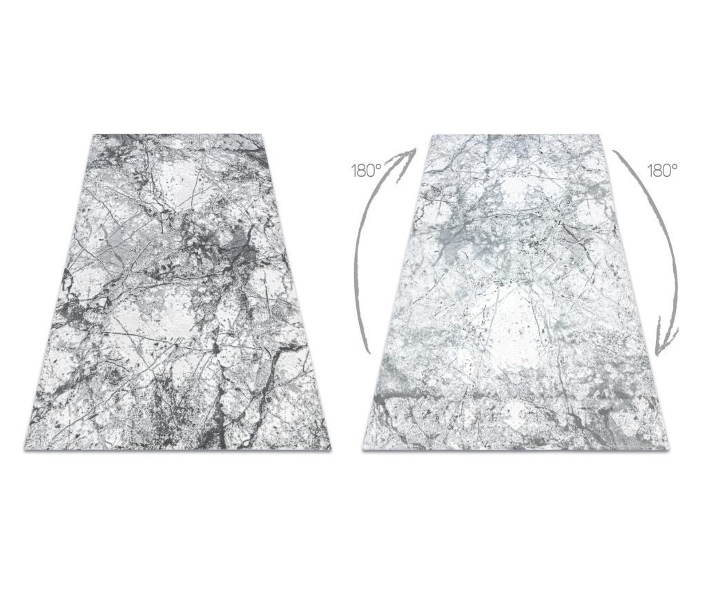 Килим AKRYL VALENCIA 073 мрамор светло сив / тъмно сив 80x150 cm  80x150 см - 2