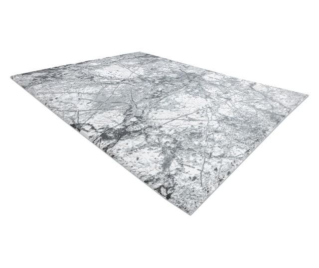 Килим AKRYL VALENCIA 073 мрамор светло сив / тъмно сив 80x150 cm  80x150 см