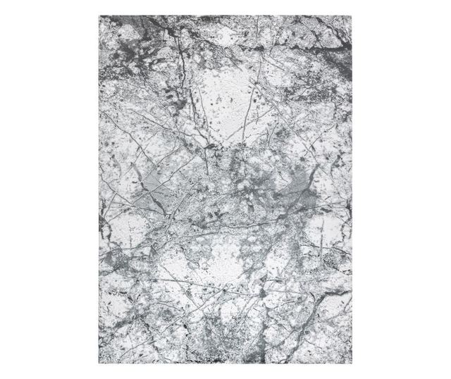 Килим AKRYL VALENCIA 073 мрамор светло сив / тъмно сив 80x150 cm  80x150 см