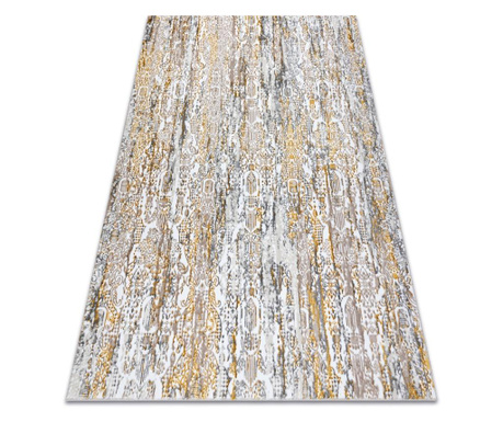 Modern GLOSS szőnyeg 8487 63 Dísz elegáns, glamour arany / bézs 160x220 cm