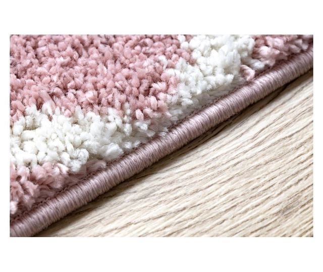 Килим, Пътека BERBER TROIK - розов - за кухнята или за коридора 80x250 cm  80x250 см