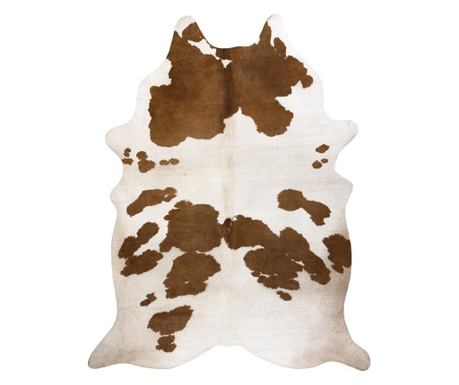 Szőnyeg mesterséges marhabőr, tehén G5069-2 fehér barna bőr 155x195 cm