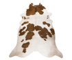 Covor Artificial Cowhide, Vaca G5069-2 alb maro din piele 155x195 cm  155x195 cm