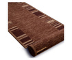 Csúszásgátló futó szőnyeg  ADAGIO barna 80x480 cm 80x480 cm