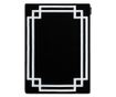 HAMPTON Lux Black Rug 160x220 cm