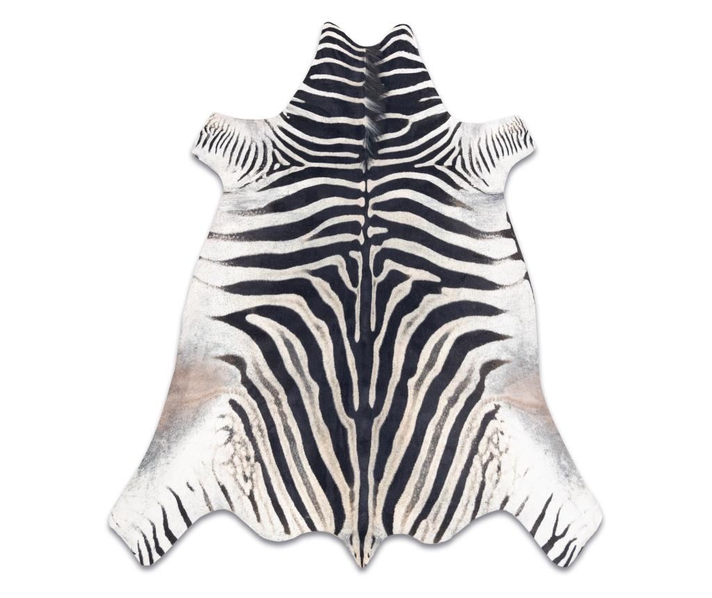 Koberec umělá hovězí kůže Zebra G5128-1, bílá černá kůže 155x195 cm  155x195 cm - 2