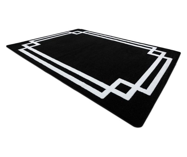 HAMPTON Lux Black Rug 160x220 cm